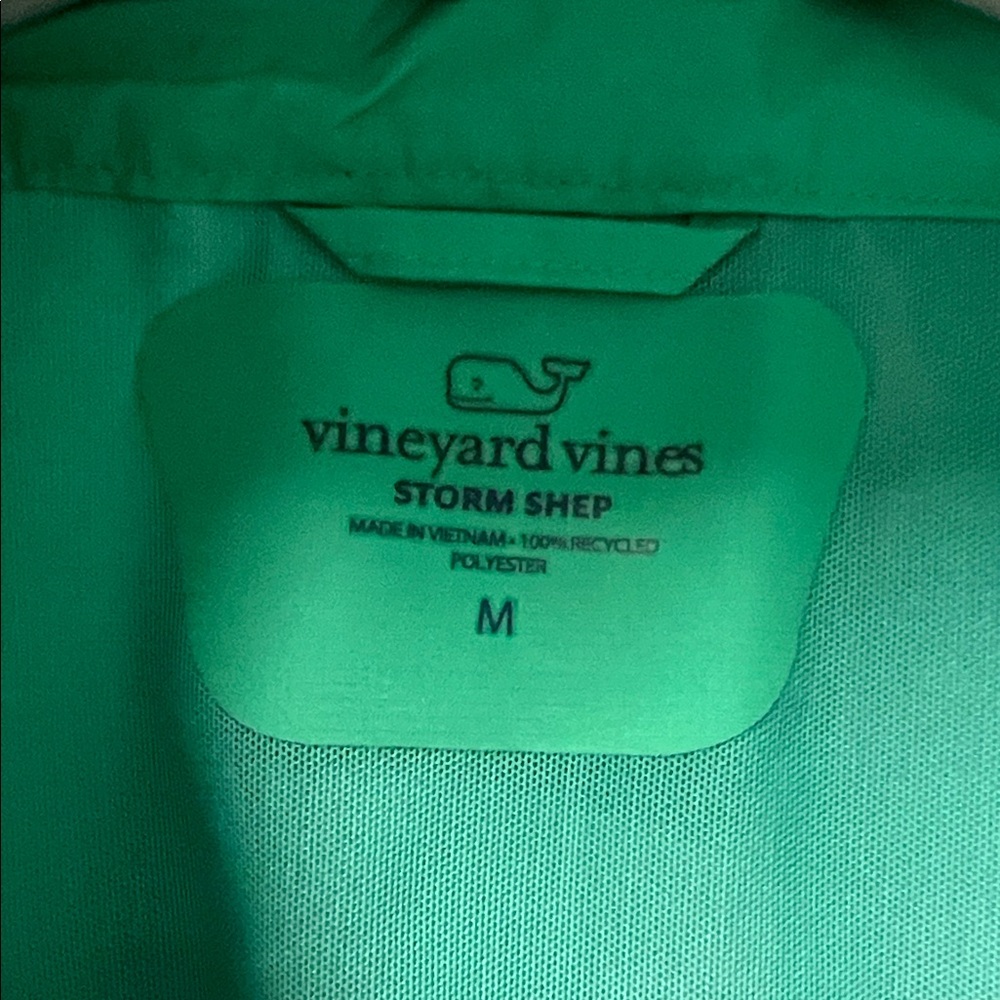Vineyard Vines Kids Raincoat in Teal - Picture 5 of 5